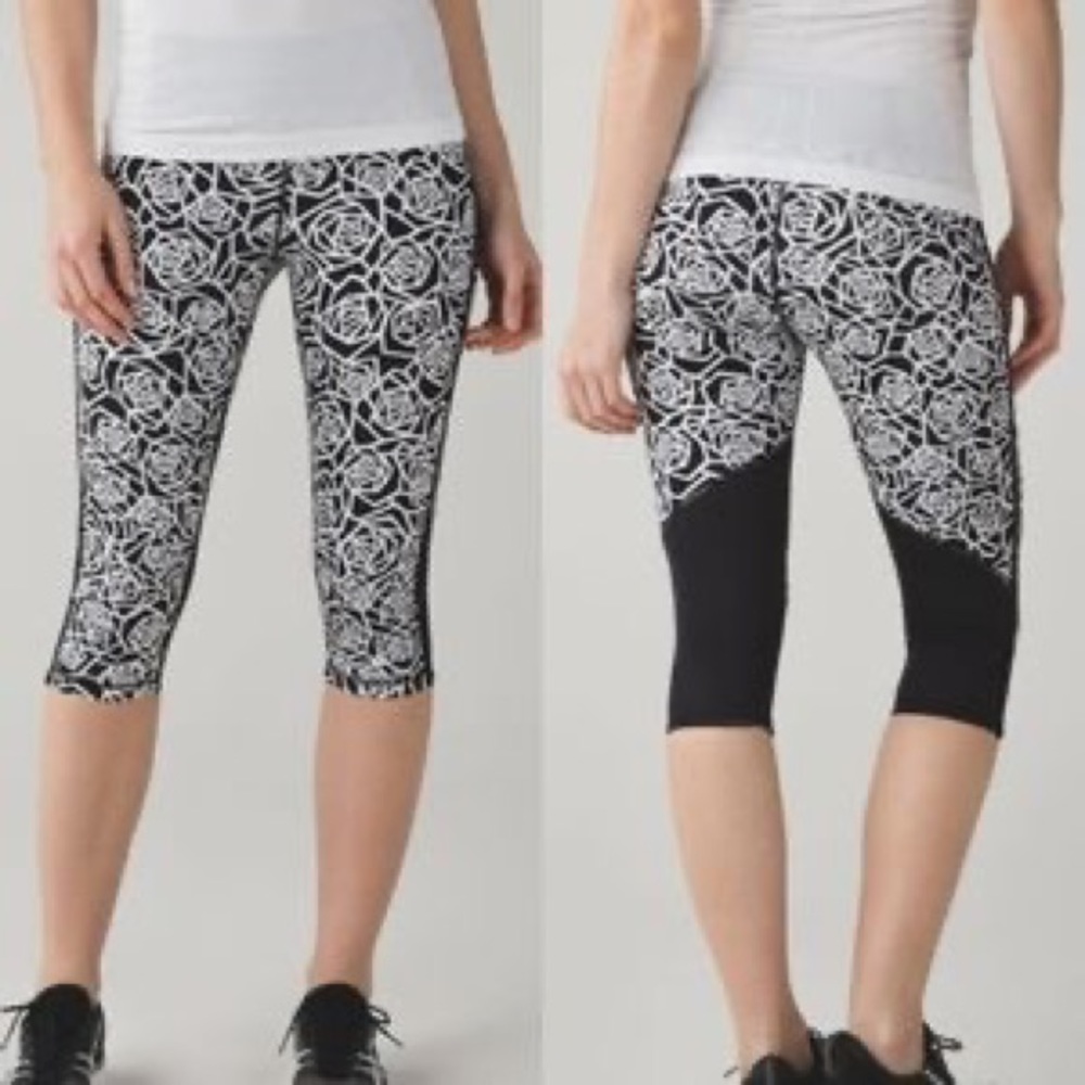 Lululemon Real Quick crops sz 8